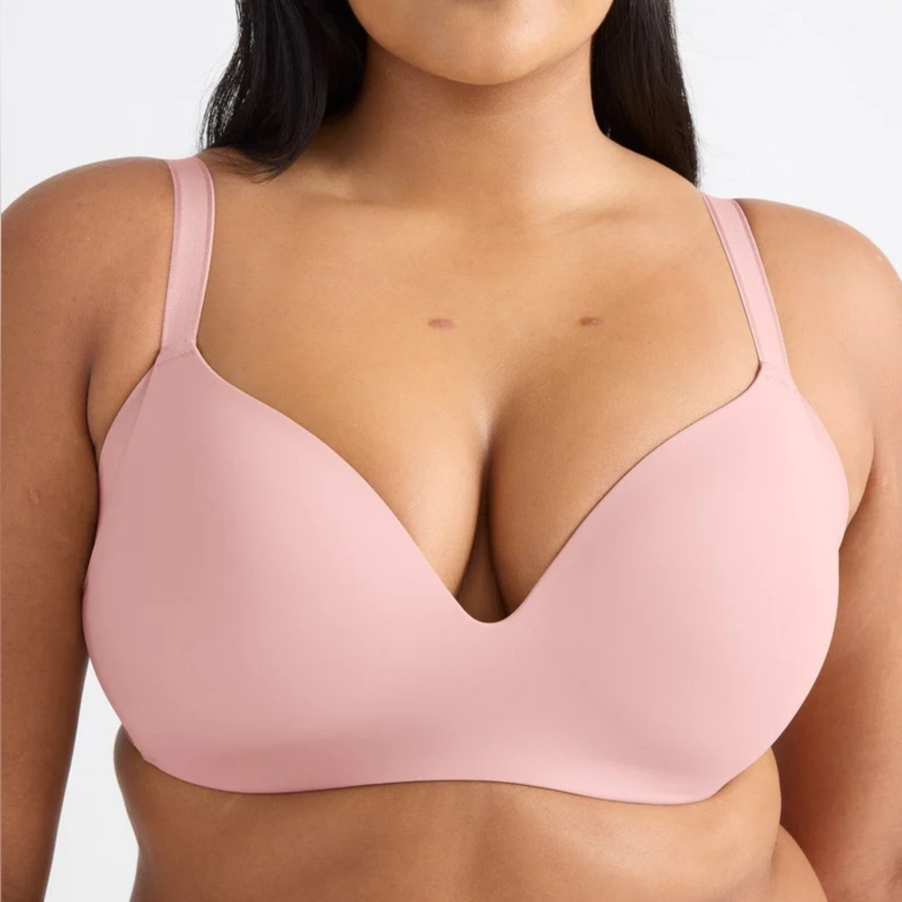 Knix Pink Wing Woman Bra, size 6+ (approx 36D)